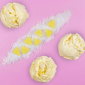 Мороженое ПинэплКрим со вкусом ананаса в шампанском