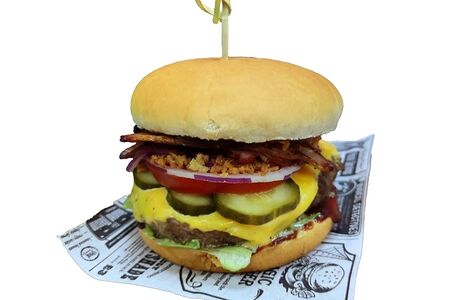 Мега-бургер Барбекю