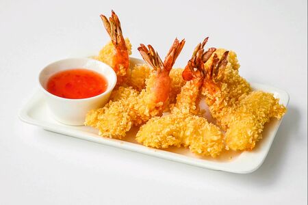 Креветки темпура