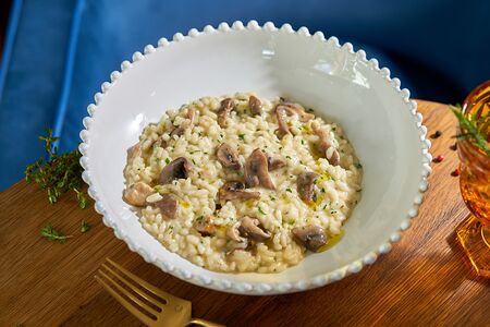 Ризотто с лесными грибами