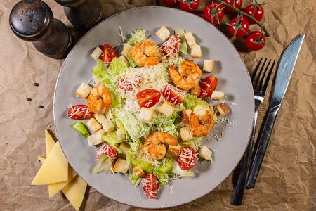 Цезарь с креветками