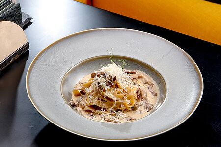 С говядиной и белыми грибами