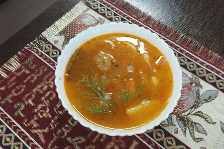 Суп тефтели