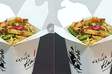 Гречневый Wok с курочкой и овощами в терияки соусе