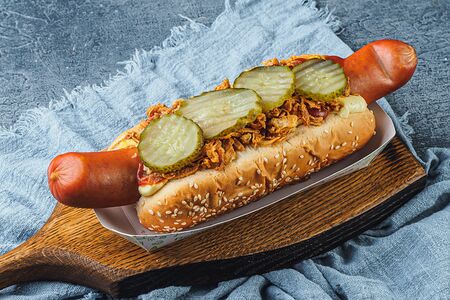 Хот-дог Датский с сосиской Бик биф