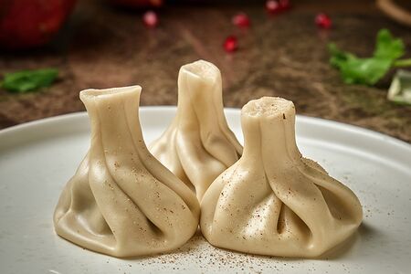 Хинкали с бараниной