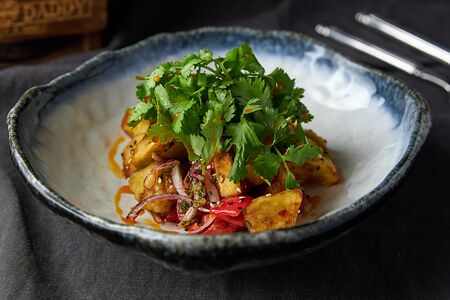 Салат из баклажанов в тайском соусе