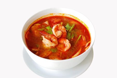 Суп Том ям с креветкой