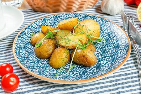 Картофель, запеченный с травами