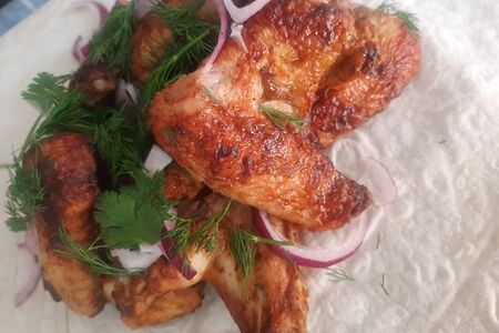 Шашлык из куриных крыльев
