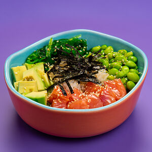 Поке с лососем