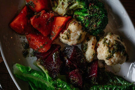 Сезонные овощи на огне