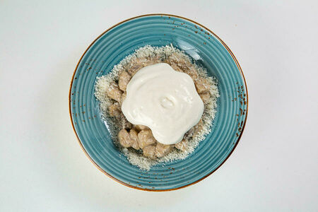 Ньокки со сморчками