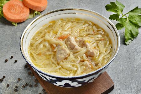 Куриный суп с лапшой