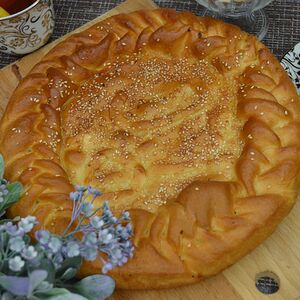 Пирог с капустой и яйцом