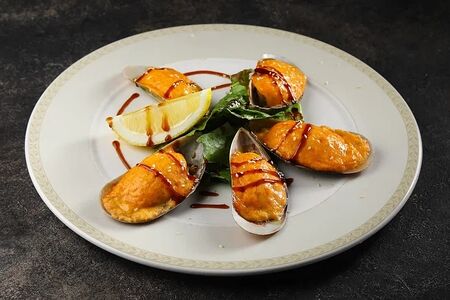 Запеченные мидии