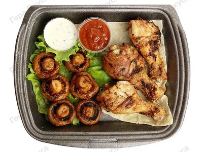 Голень куриная (гарнир3) 200/130/30/30 г