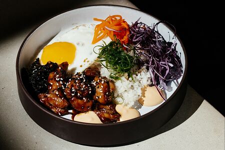 Донбури с курицей