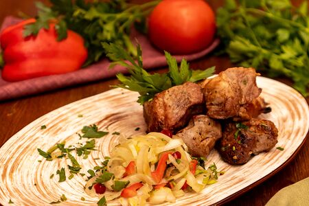 Шашлык из шейки свинины