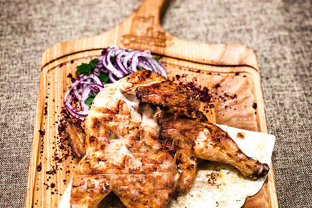 Шашлык из домашнего цыпленка