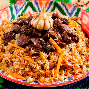Плов чайханский с телятиной