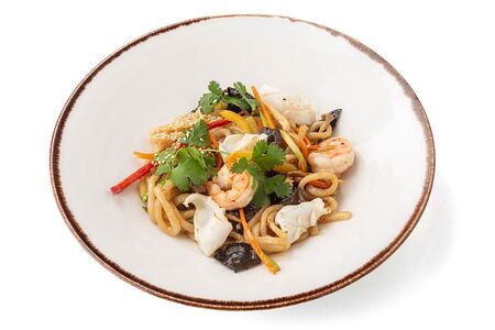 Лапша Удон с морепродуктами