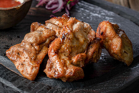 Шашлык из куриного бедра