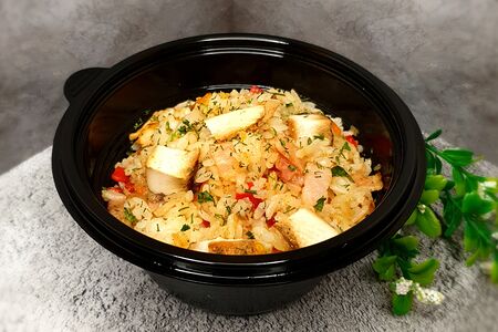 Тяхан с говядиной