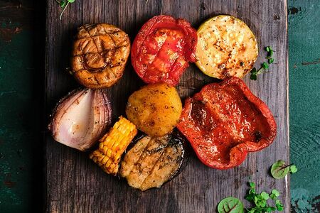 Овощи на мангале