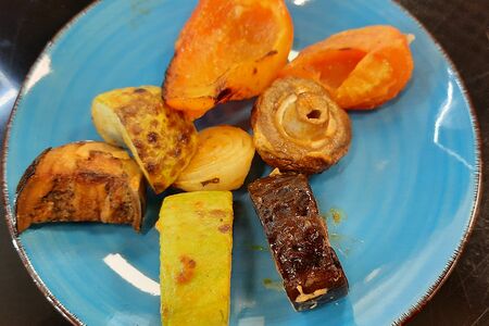 Овощи на углях