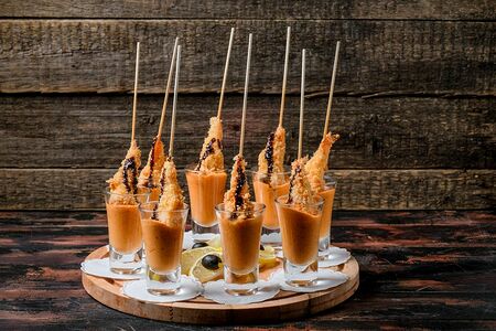 Креветки в кляре