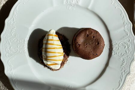 Шоколадный фондан