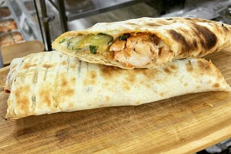 Шашлык в лаваше из свинины