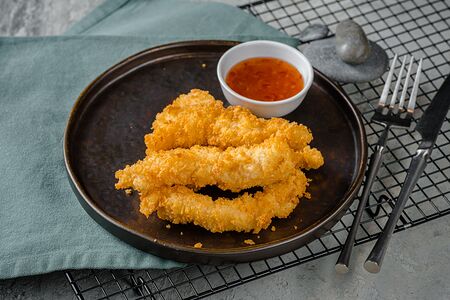 Тигровые креветки со сладким чили