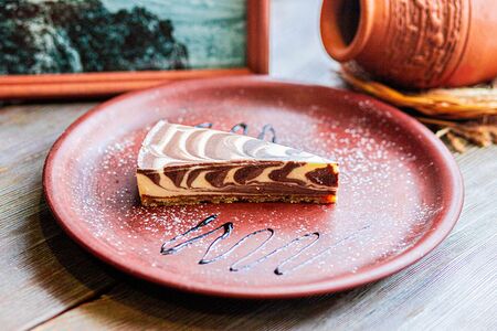 Чизкейк три шоколада