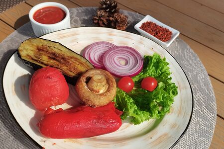 Шашлык из овощей