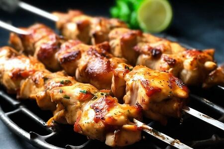 Шашлык из куриной грудки