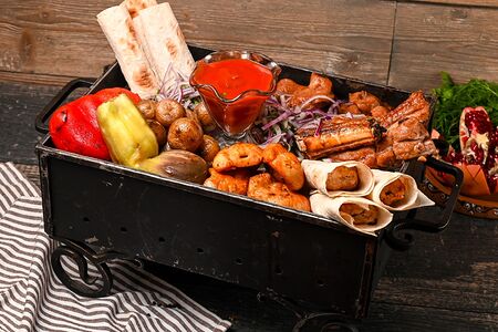 Мангал-сет на 2 персоны