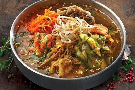 Куксу с курицей