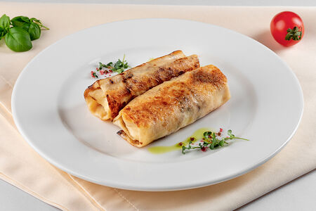 Блинчики с ветчиной и сыром