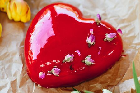 Малиновое сердце