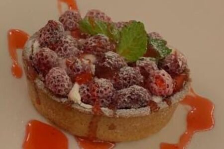 Тарталетка малиновая