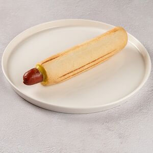 Французский хот-дог с говяжьей колбаской