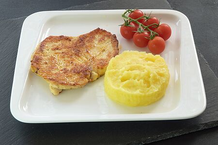 Куриная отбивная с картошкой