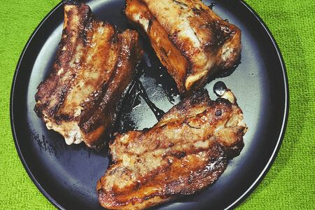 Шашлык из свиных ребер