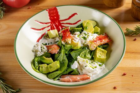 Дальневосточный салат с крабом