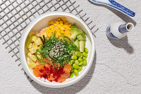 Поке с лососем