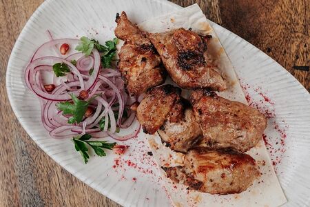 Шашлык из куриного бедра