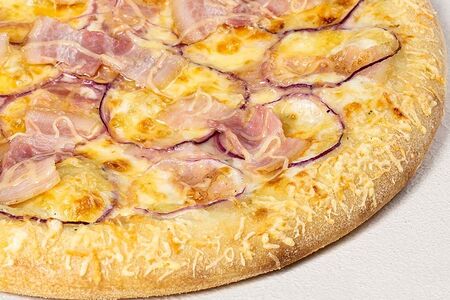 Карбонара на пышном тесте 