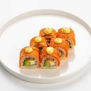 Филадельфия с карамелью и ананасом